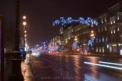 Невский проспект ночью