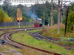 ЖД пути станции Ораниенбаум-II