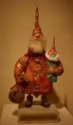 «Дед Мороз» автор Ирина Вельте — Галерея кукол Варвары Скрипкиной
