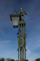 Медуза Горгона на столбе Иоанновского моста