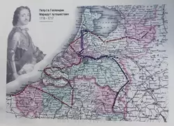 Маршрут путешествия Петра I в Голландии — карта