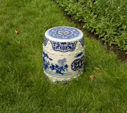 Китайский фарфоровый садовый табурет