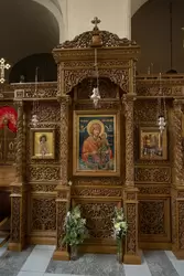 Икона святой праведной Анны, подворье Валаамского монастыря в Санкт-Петербурге