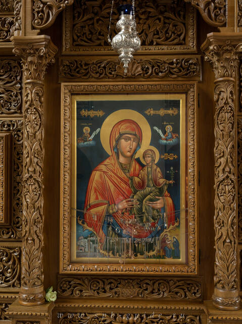Икона святой праведной Анны, подворье Валаамского монастыря в Санкт-Петербурге