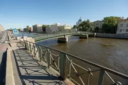 Красноармейский мост и река Фонтанка