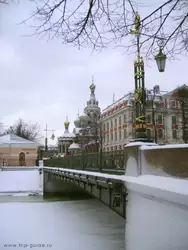 Петербург зимой, 2-й Садовый мост