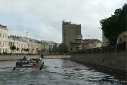 Река Мойка в районе Юсуповского дворца