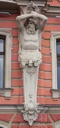 Скульптура на дворце Белосельских-Белозерских