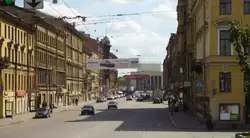 Улица Гороховая и театр Юных Зрителей (ТЮЗ)