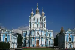Фото Смольного собора в Санкт-Петербурге