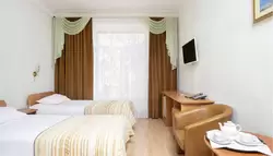 Двухместный номер с двумя отдельными кроватями в гостинице «Аннушка» в Санкт-Петербурге