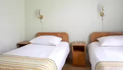 Двухместный номер с двумя отдельными кроватями в гостинице «Аннушка»